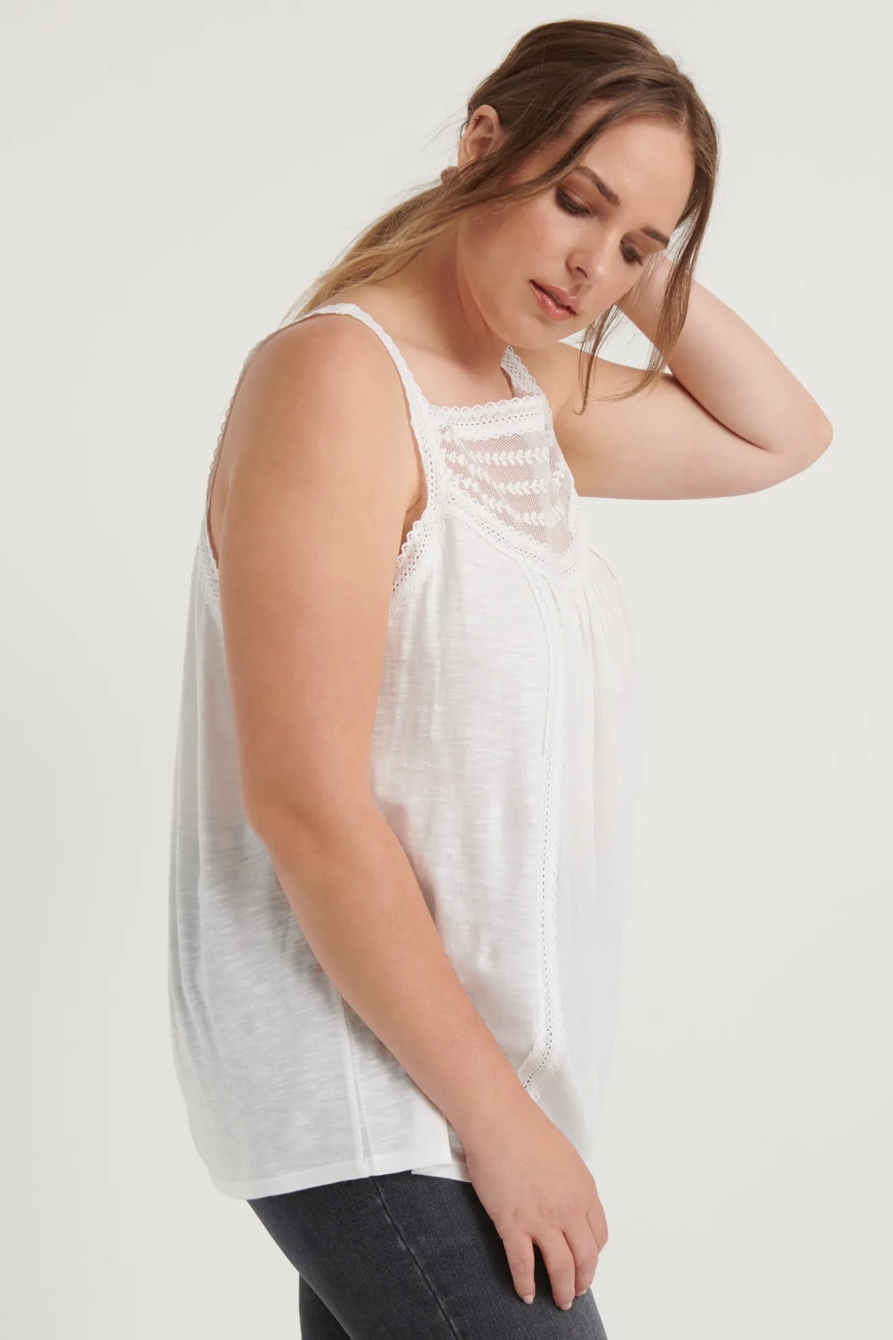 MIX MEDIA HIGH NECK HALTER TOP, image 2