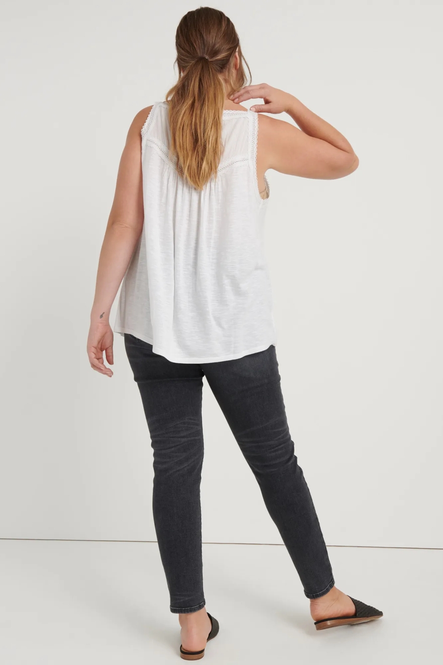 MIX MEDIA HIGH NECK HALTER TOP, image 3
