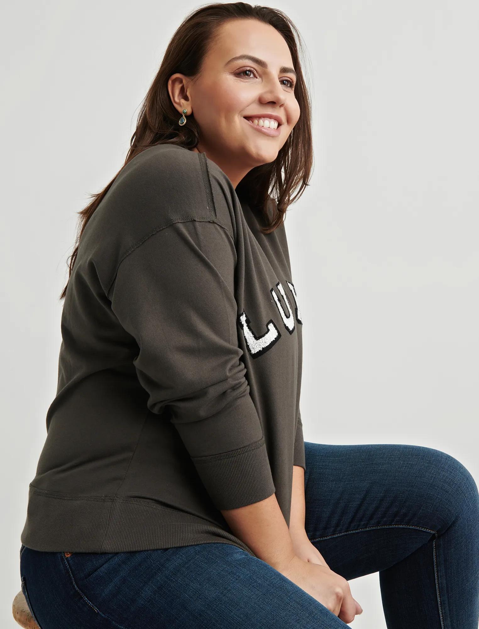 LUCKY CHENILLE SWEATSHIRT, image 2