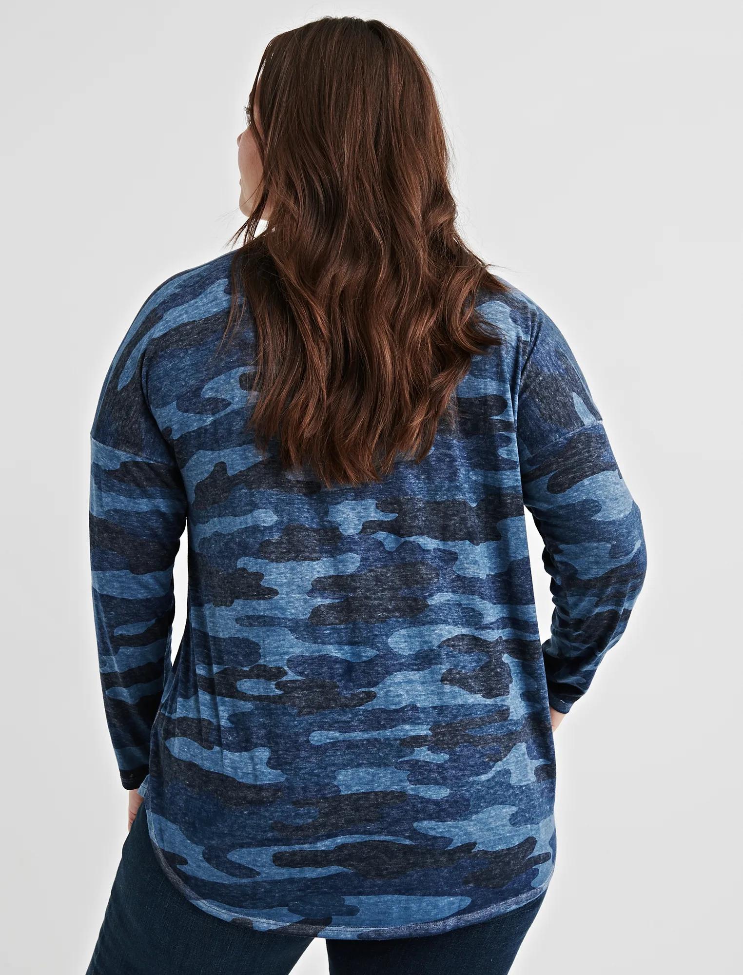 LONG SLEEVE CAMO TEE, image 3
