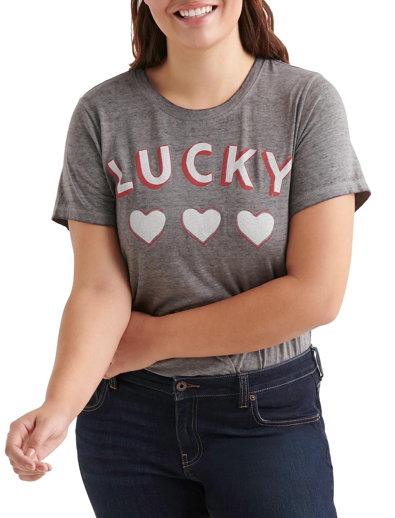 LUCKY HEART TEE, image 1