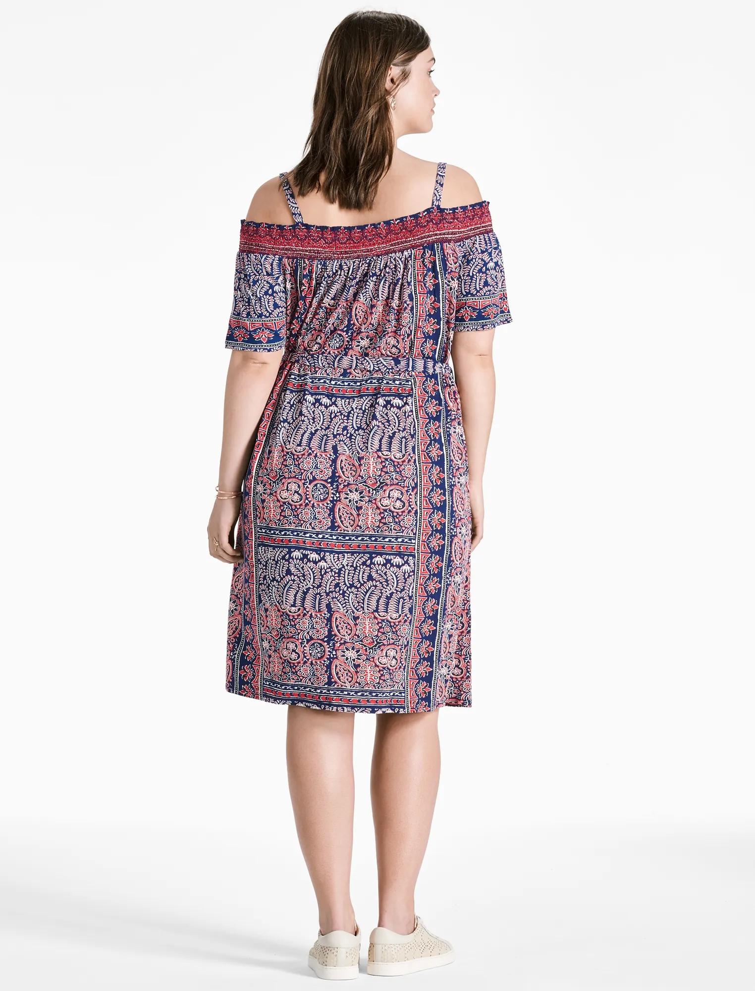 OFF SHOULDER KNIT DRESS, image 3