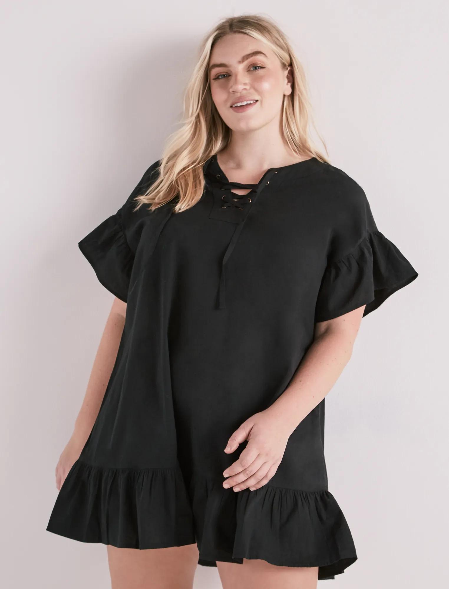LACE UP DRESS, image 1