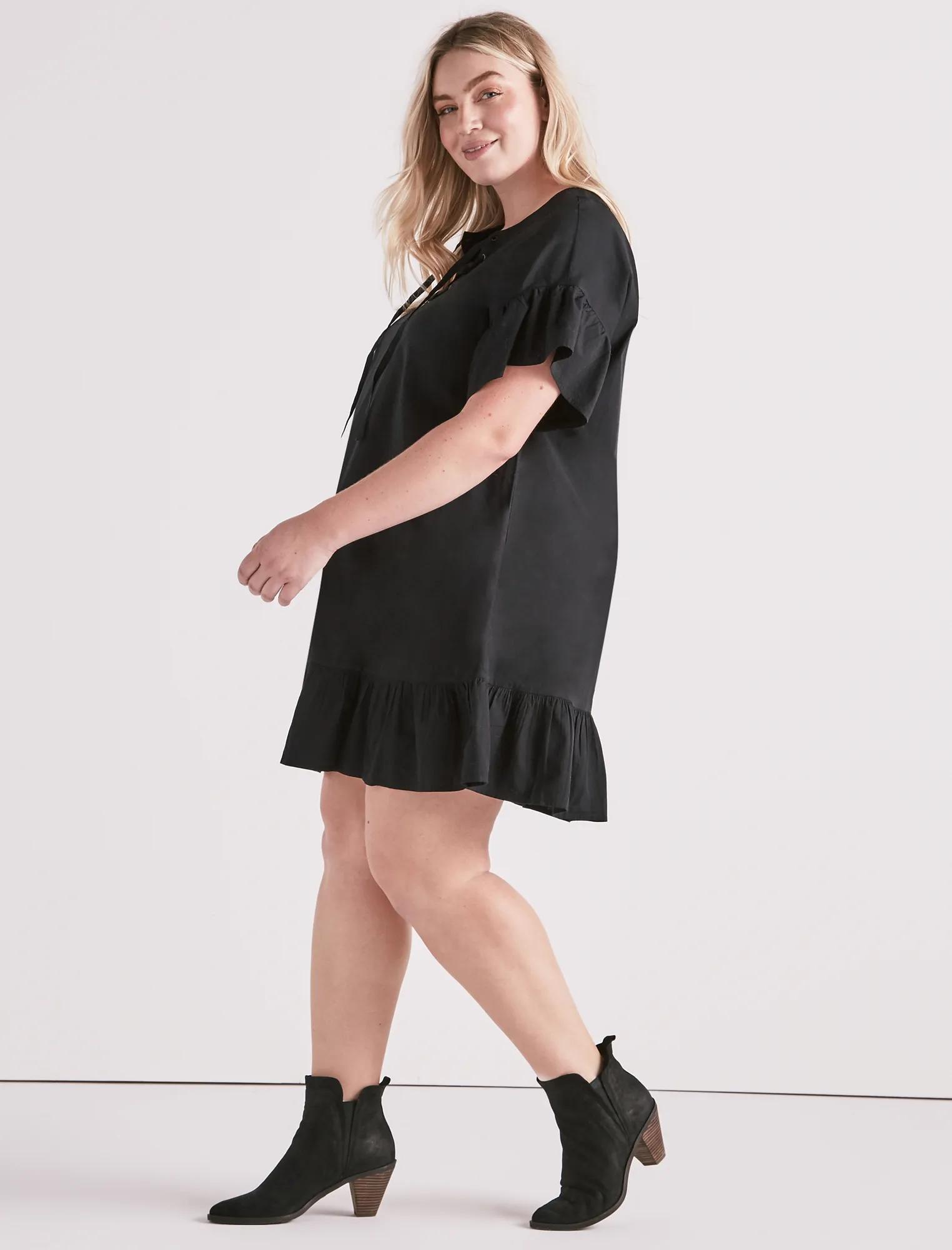 LACE UP DRESS, image 2