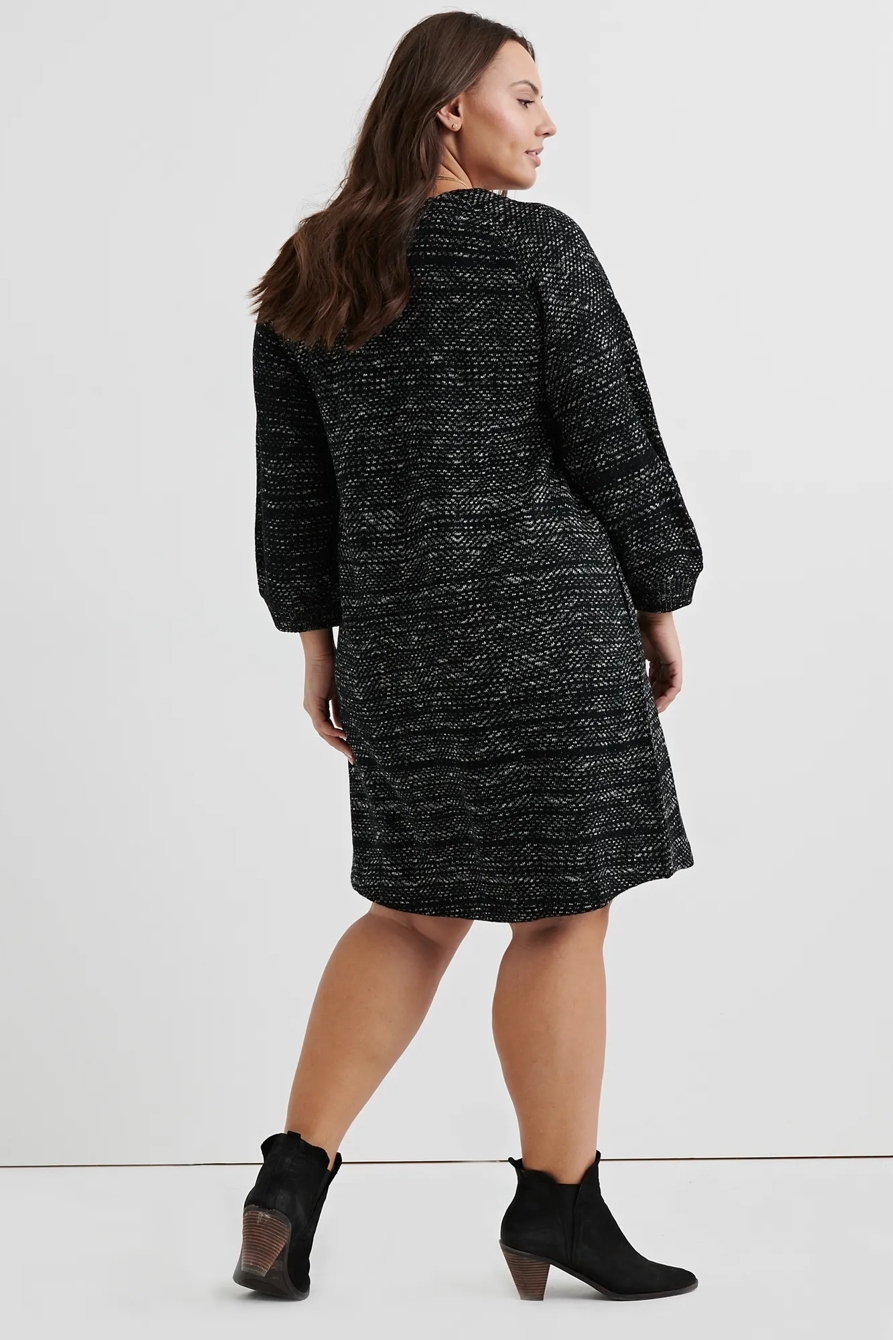 KNIT SHIFT DRESS, image 3