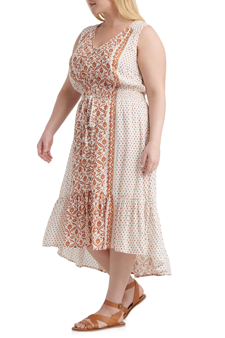 BORDER PRINT FELICE DRESS, image 2