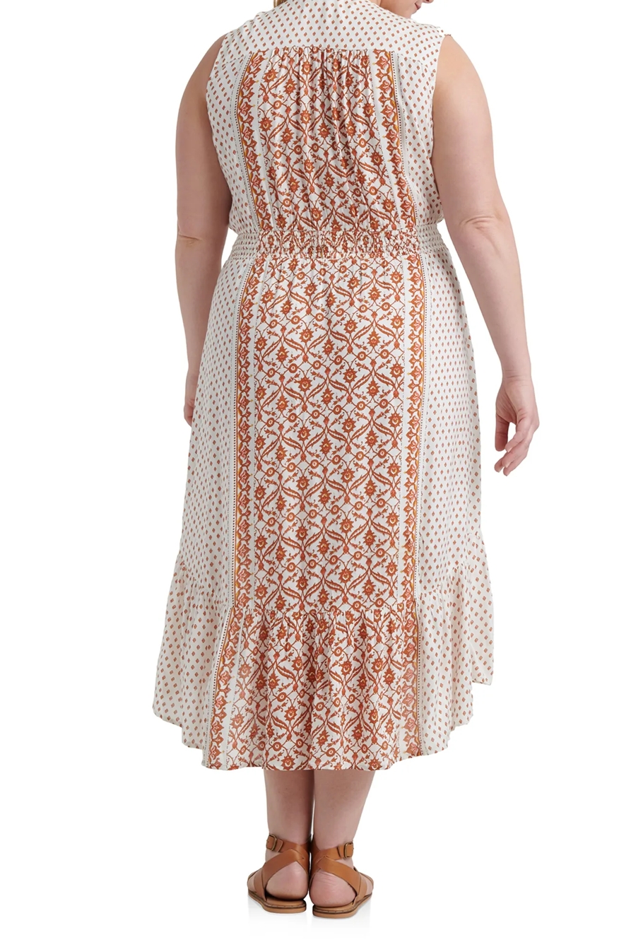 BORDER PRINT FELICE DRESS, image 3
