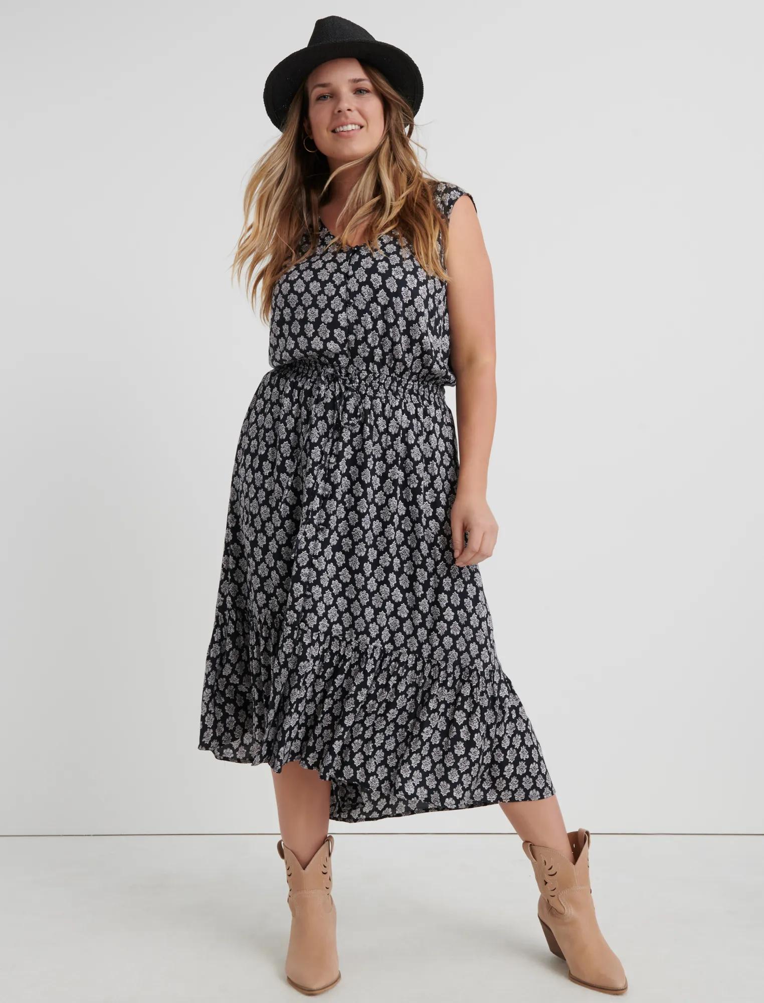 PRINTED FELICE DRESS, image 1