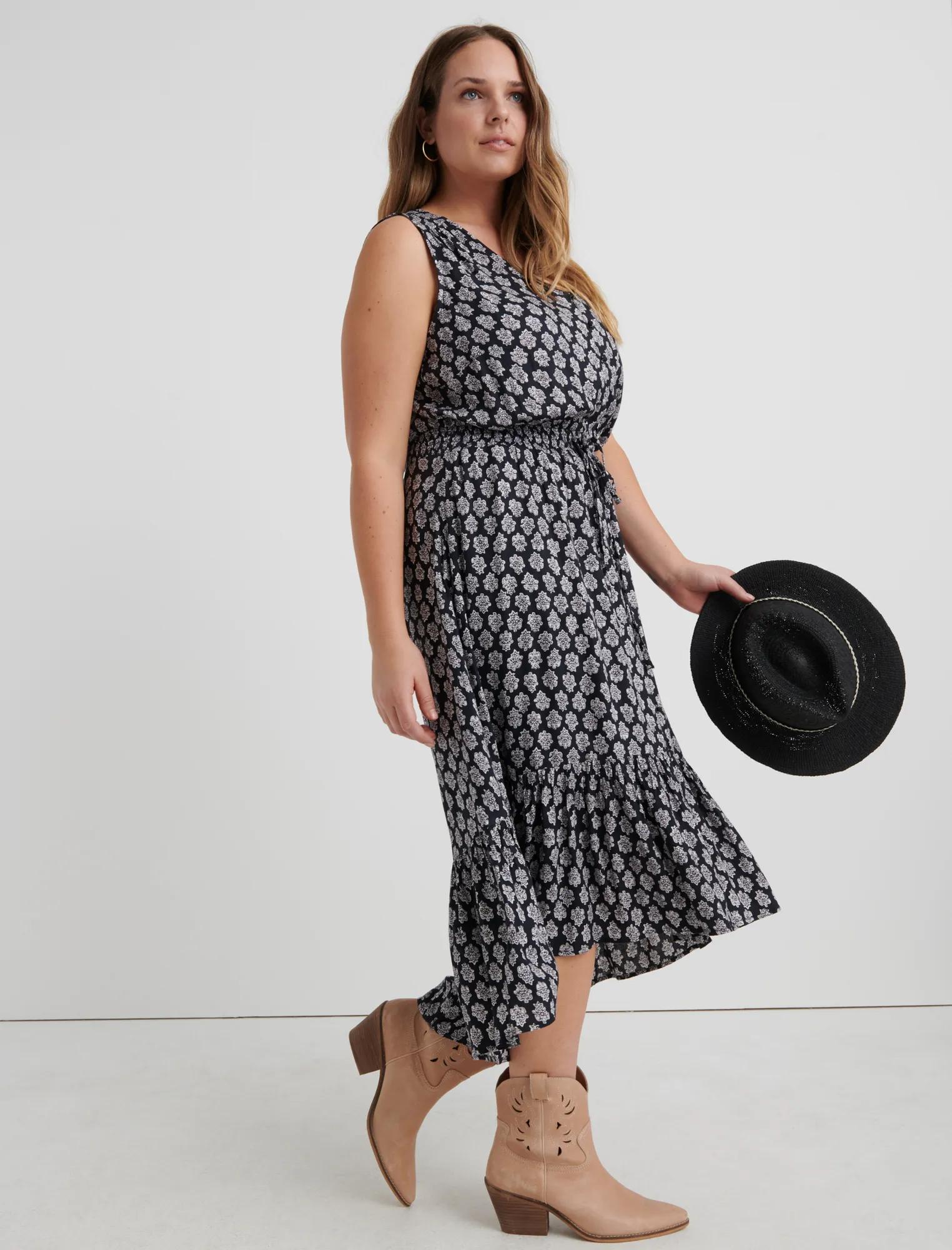 PRINTED FELICE DRESS, image 2