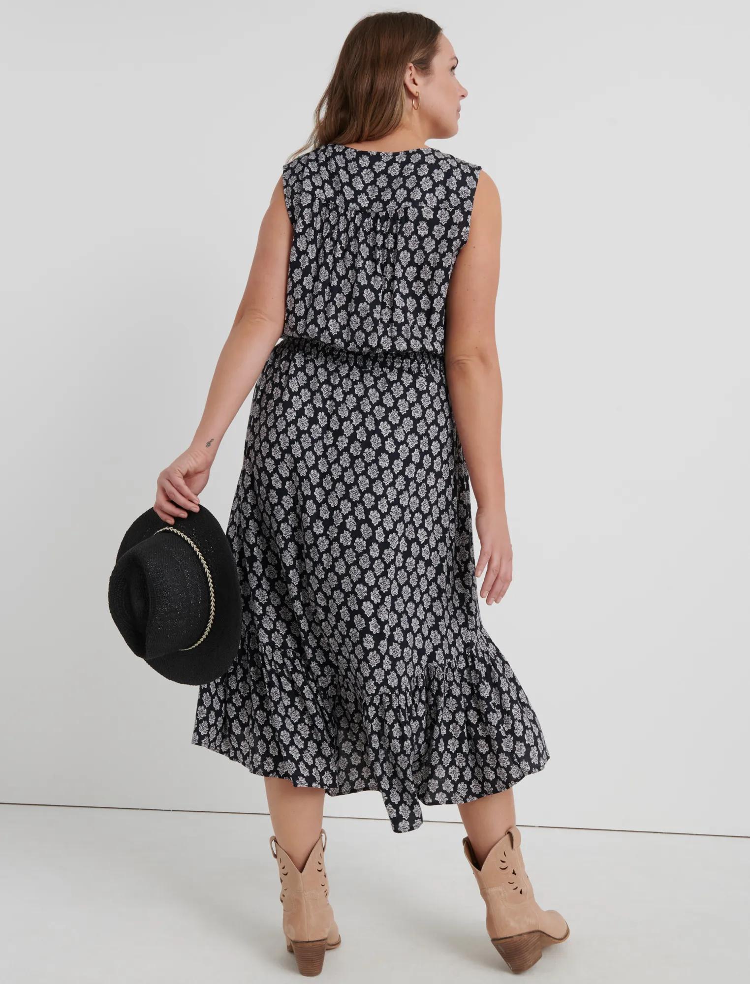 PRINTED FELICE DRESS, image 3