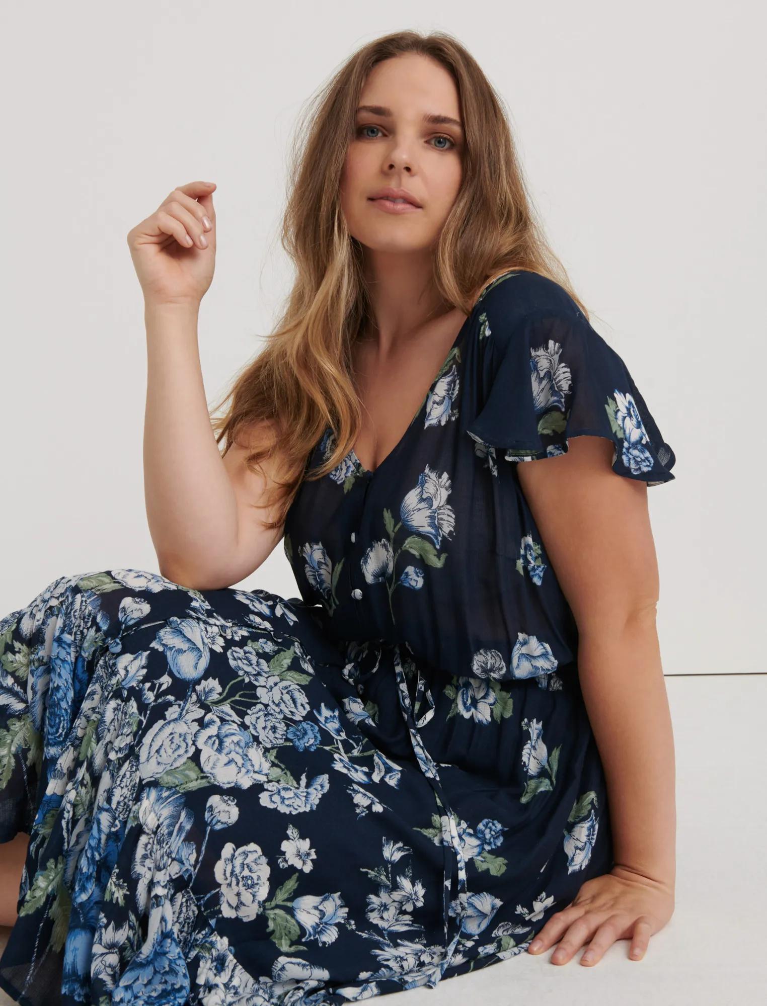 FLORAL PRINTED FELICE DRESS, image 4