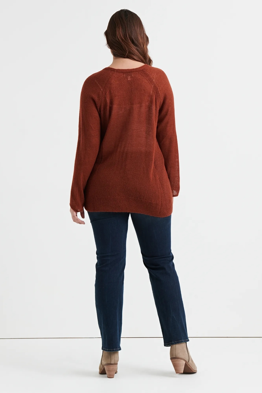 V NECK RAYNE PULLOVER, image 3