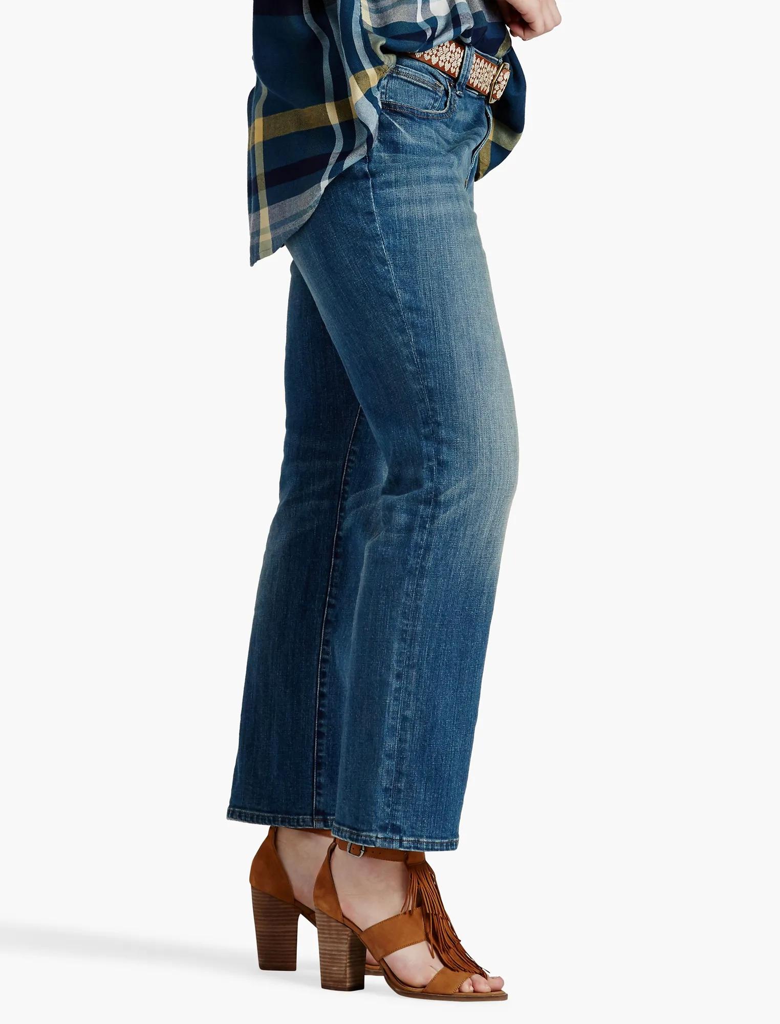 PLUS SIZE GEORGIA PETITE STRAIGHT LEG JEAN IN SARASOTA, image 2