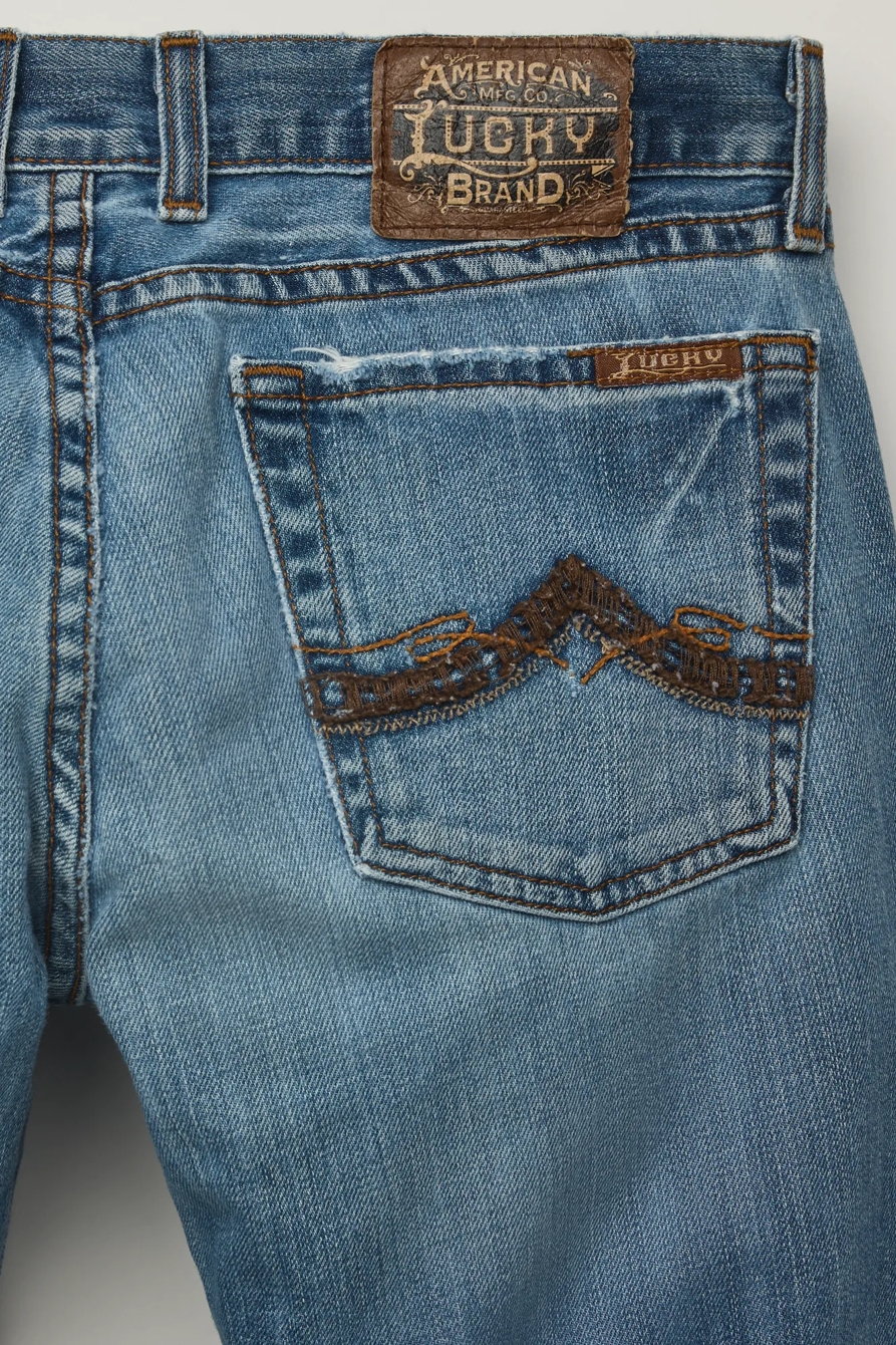 Lucky Vintage Lil Lacey Cuffed Crop, image 1