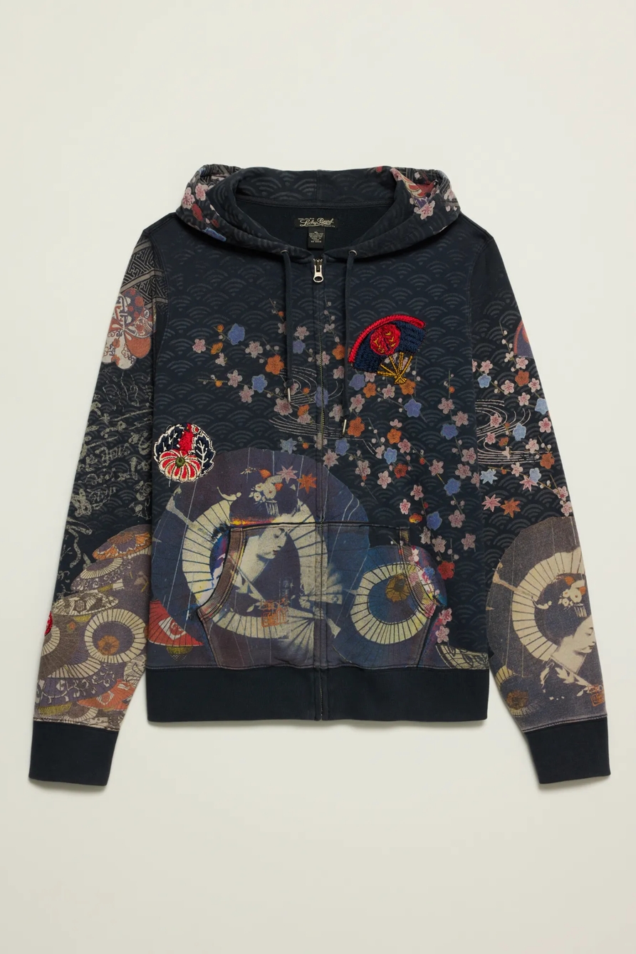 Lucky Brand Vintage Y2K Full Zip Hoodie, image 1