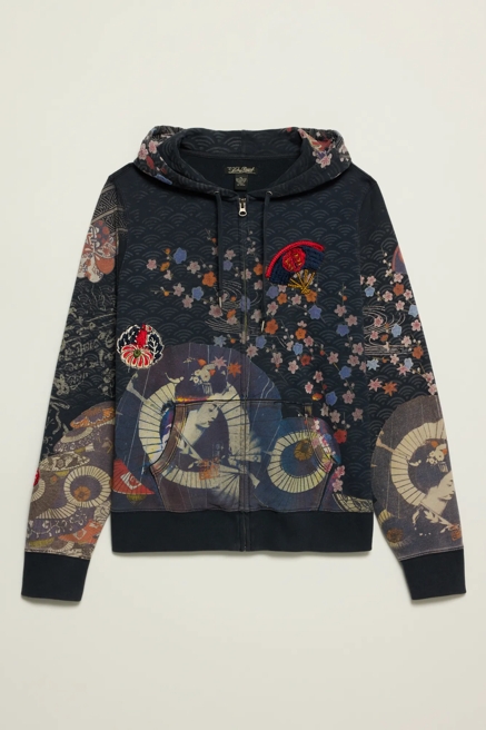 Lucky Brand Vintage Y2K Full Zip Hoodie, image 1