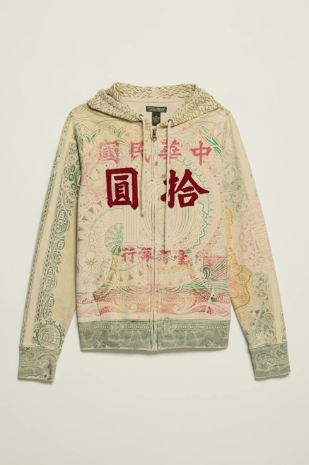 Lucky Brand Vintage Y2K Full Zip Hoodie, image 1
