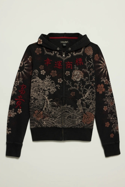 Lucky Brand Vintage Y2K Full Zip Hoodie, image 1
