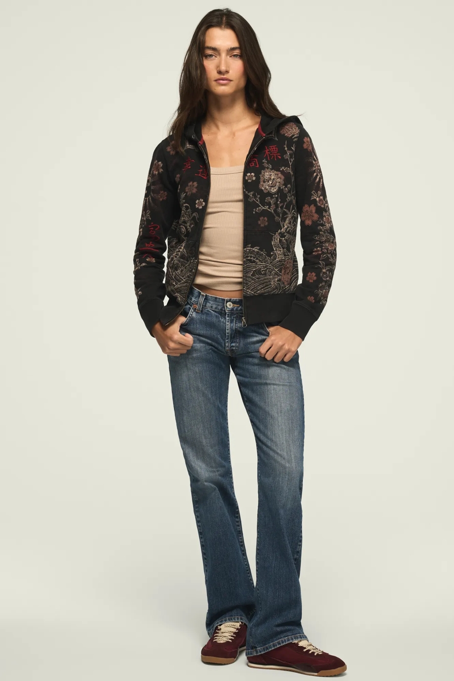 Lucky Brand Vintage Y2K Full Zip Hoodie, image 5