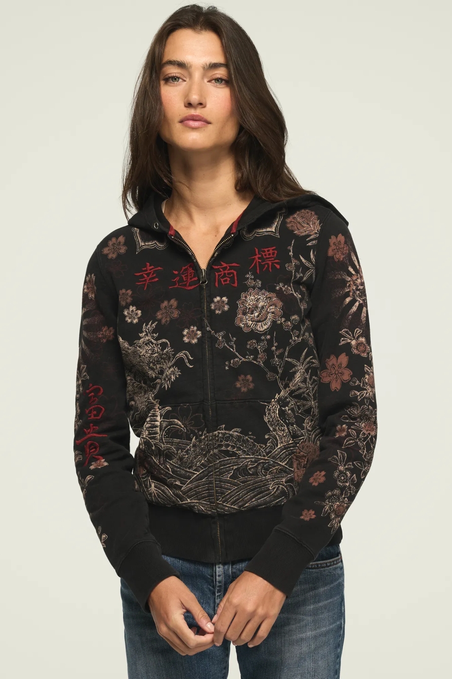 Lucky Brand Vintage Y2K Full Zip Hoodie, image 6