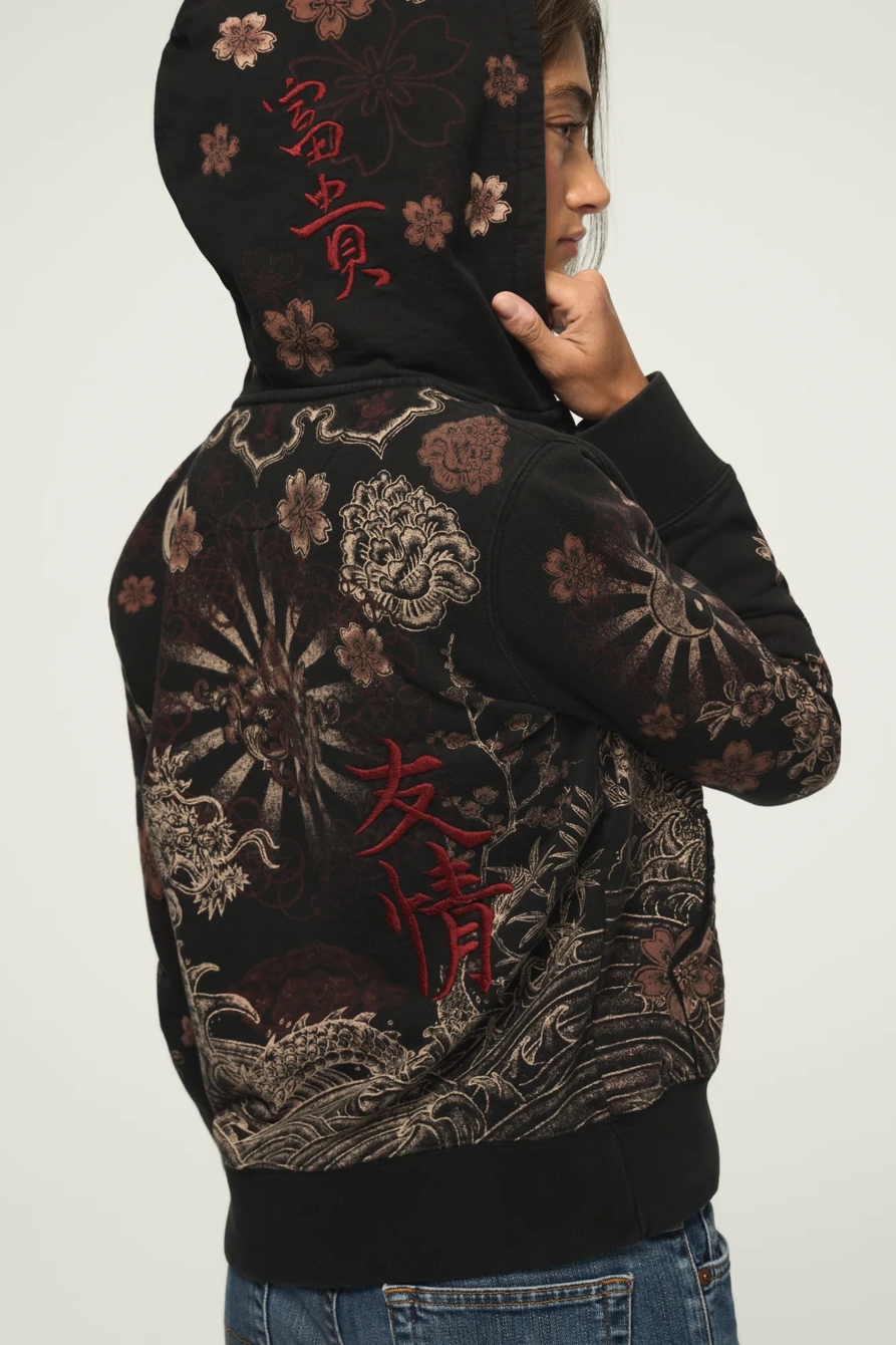 Lucky Brand Vintage Y2K Full Zip Hoodie, image 8