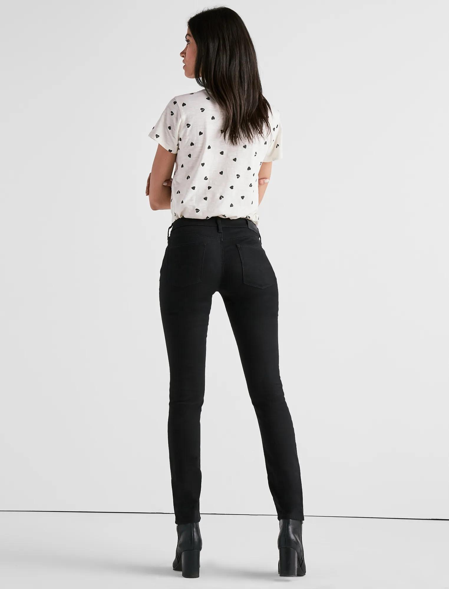 LOLITA MID RISE SKINNY JEAN IN BLACK AMBER, image 3