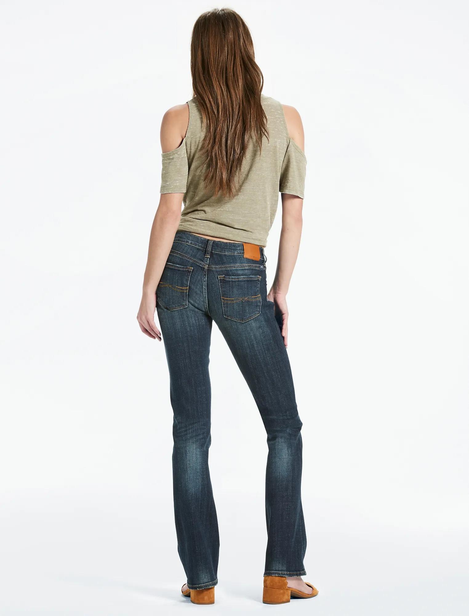 CHARLIE LOW RISE MINI BOOTCUT JEAN IN TIBURON, image 3