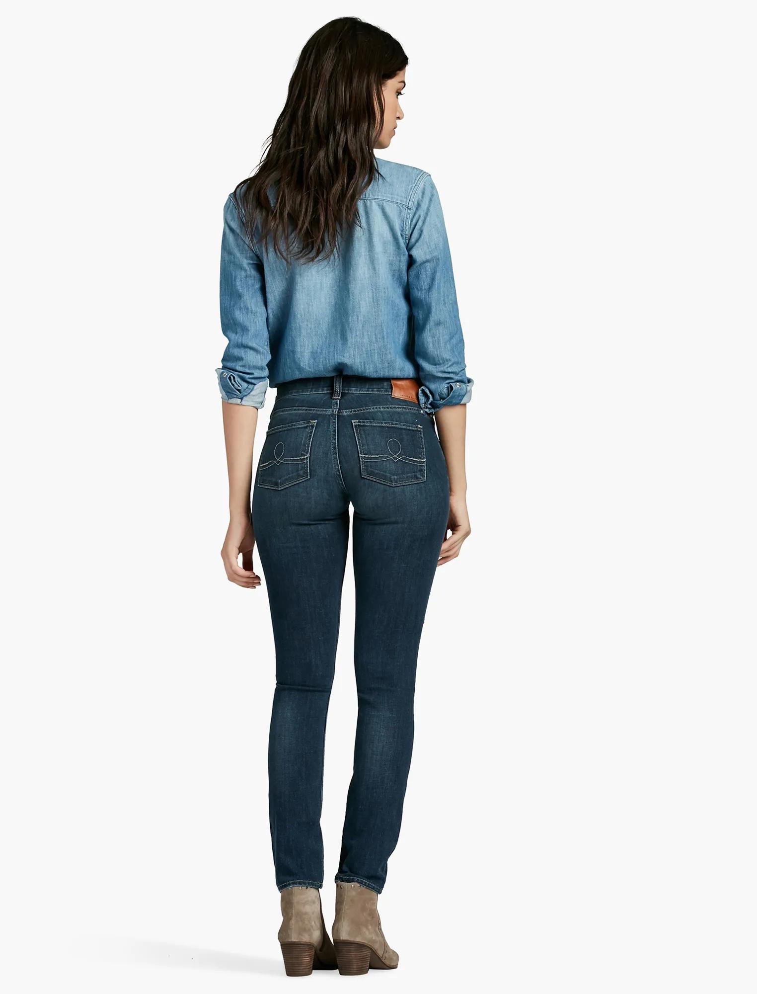 SOFIA MID RISE SKINNY JEAN IN REFLECTING POOL, image 3