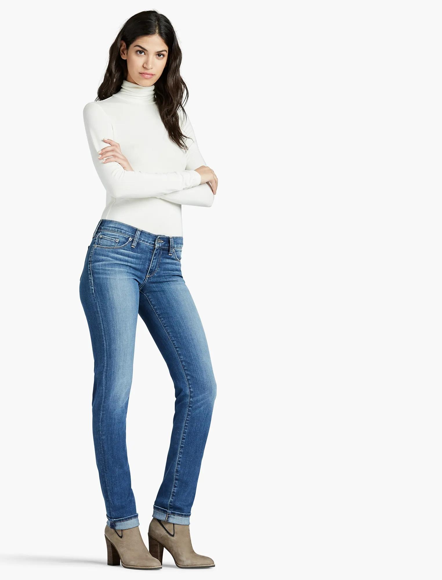 SWEET STRAIGHT LEG JEAN IN FAULTLESS, image 2