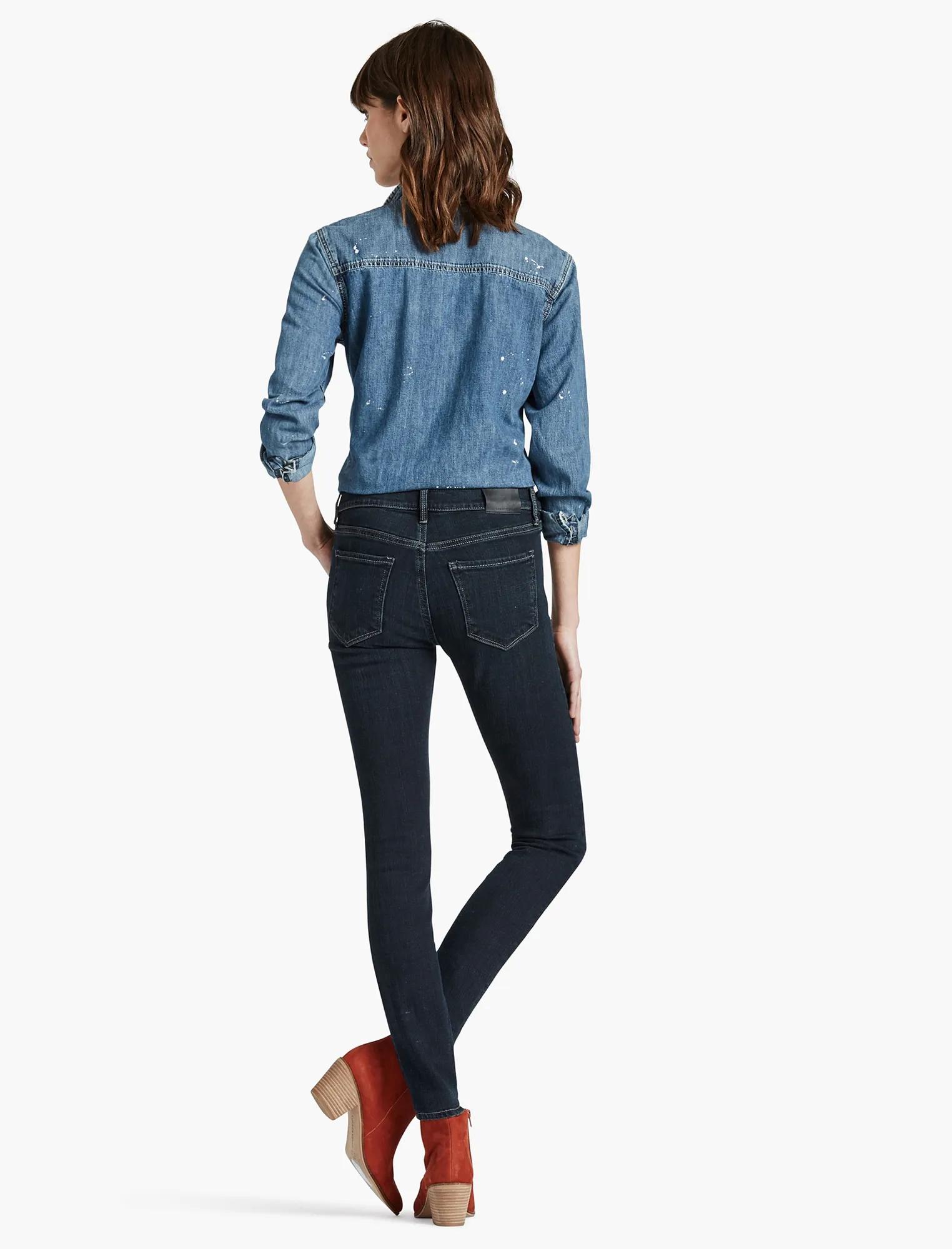 BRIDGETTE HIGH RISE SKINNY JEAN IN RESTLESS, image 3