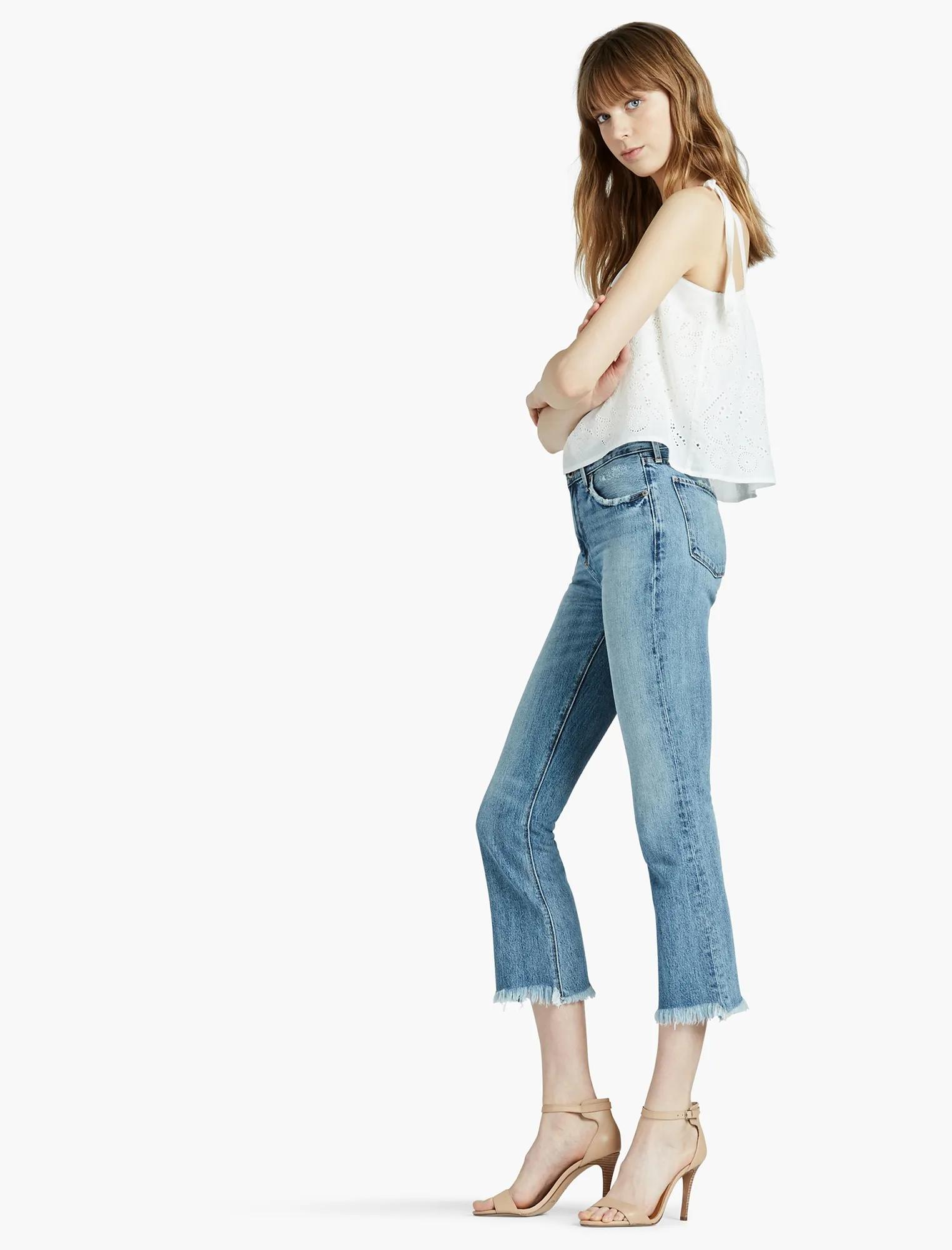 BRIDGETTE CROP FLARE JEAN, image 2