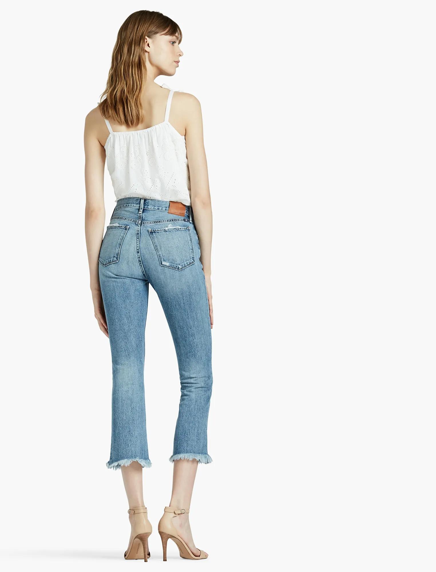 BRIDGETTE CROP FLARE JEAN, image 3