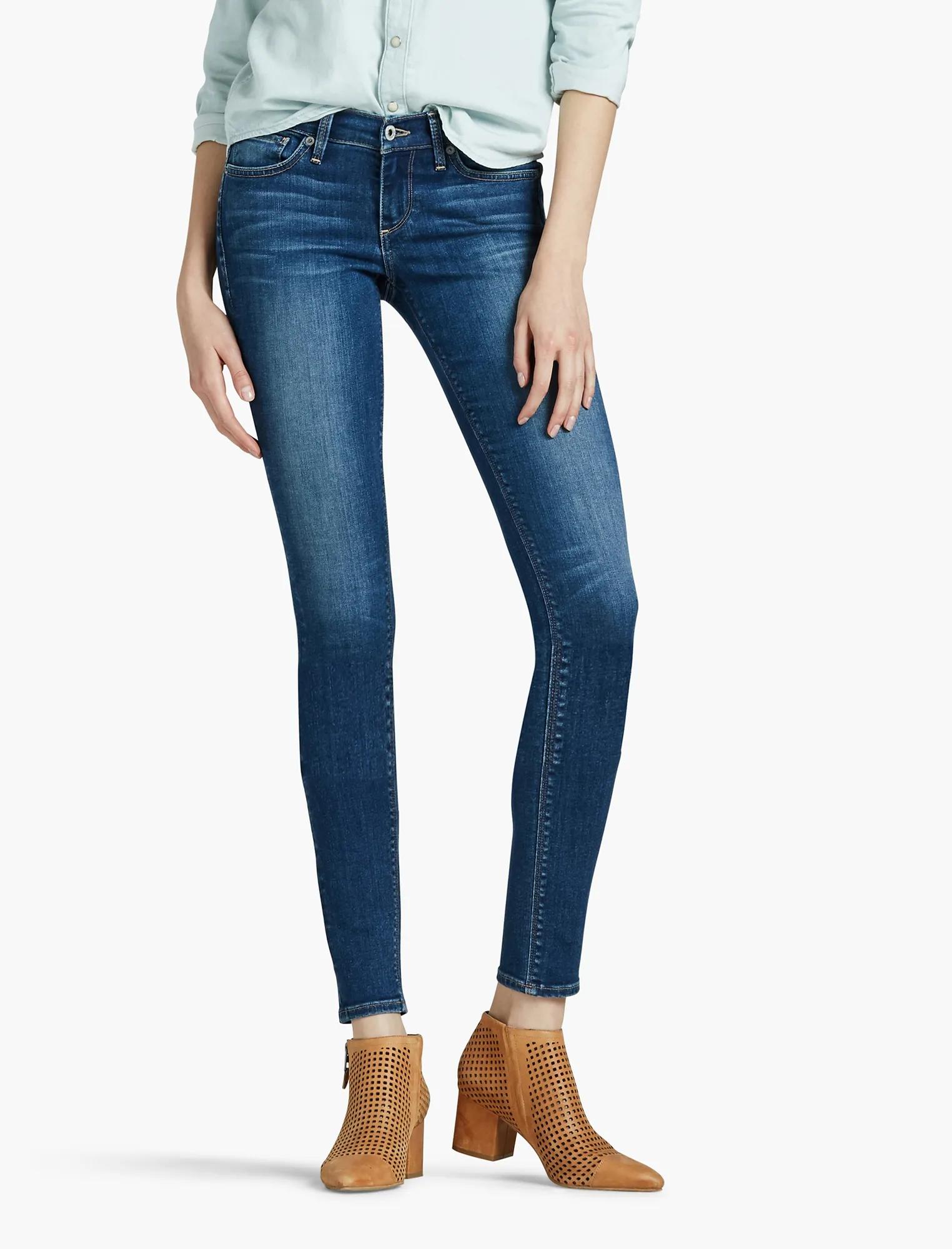 CHARLIE LOW RISE SKINNY JEAN IN FAULTLESS, image 1