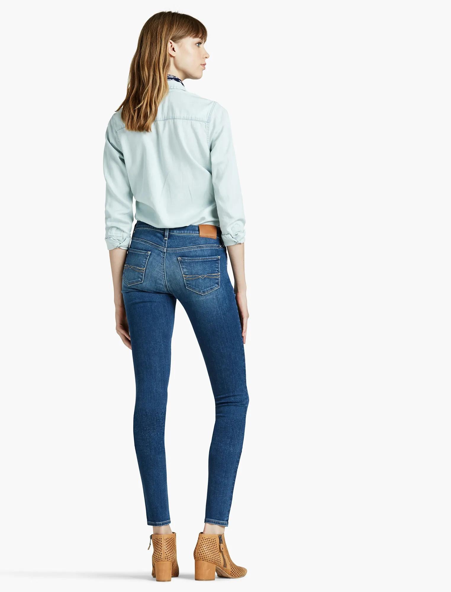 CHARLIE LOW RISE SKINNY JEAN IN FAULTLESS, image 3