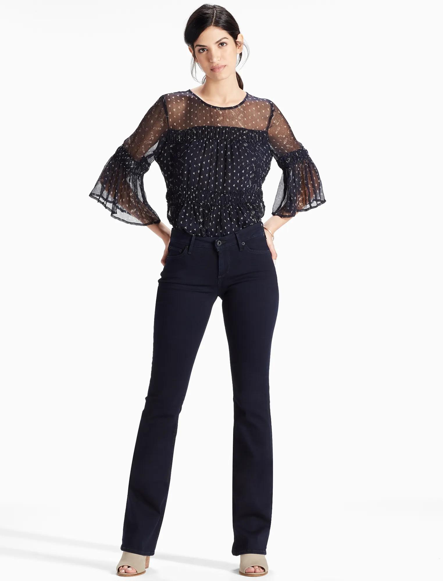 LOLITA MID RISE BOOTCUT JEAN IN HEMP HILL, image 2