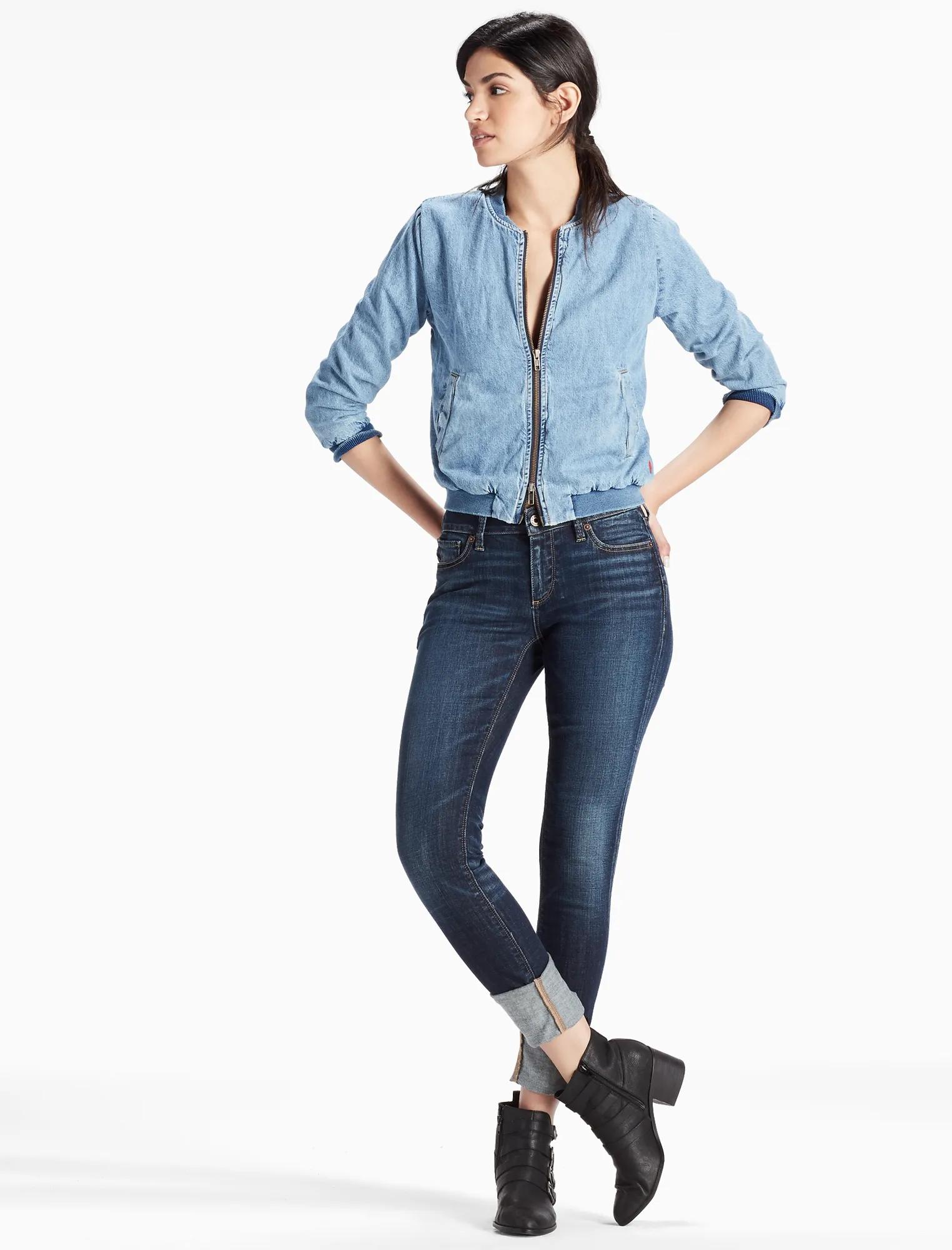DENIM BOMBER JACKET, image 2