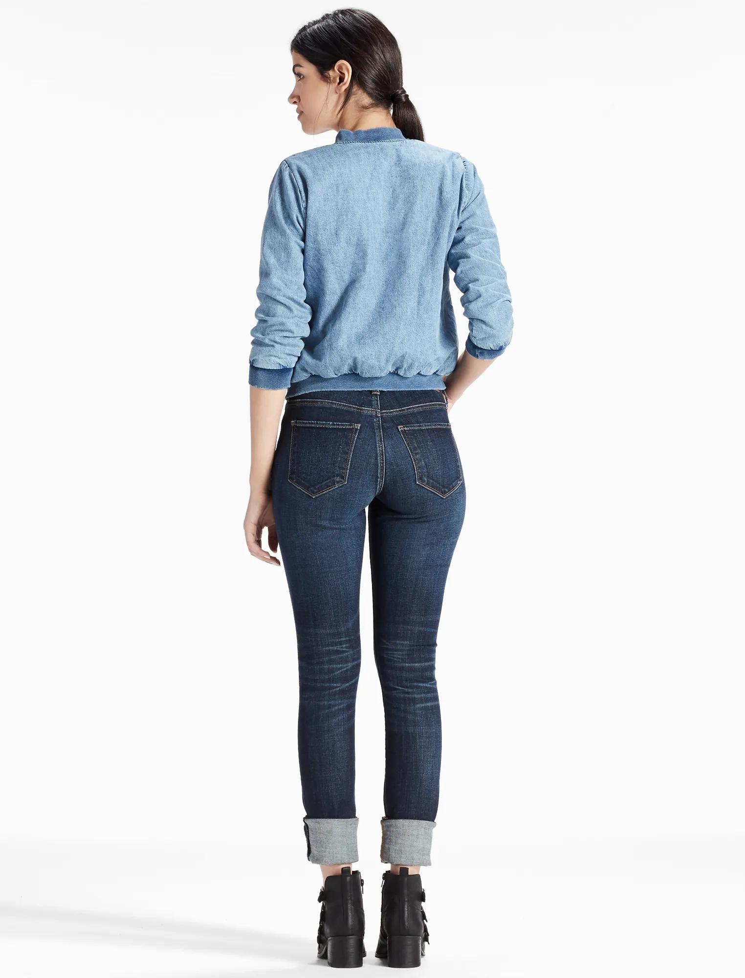 DENIM BOMBER JACKET, image 3