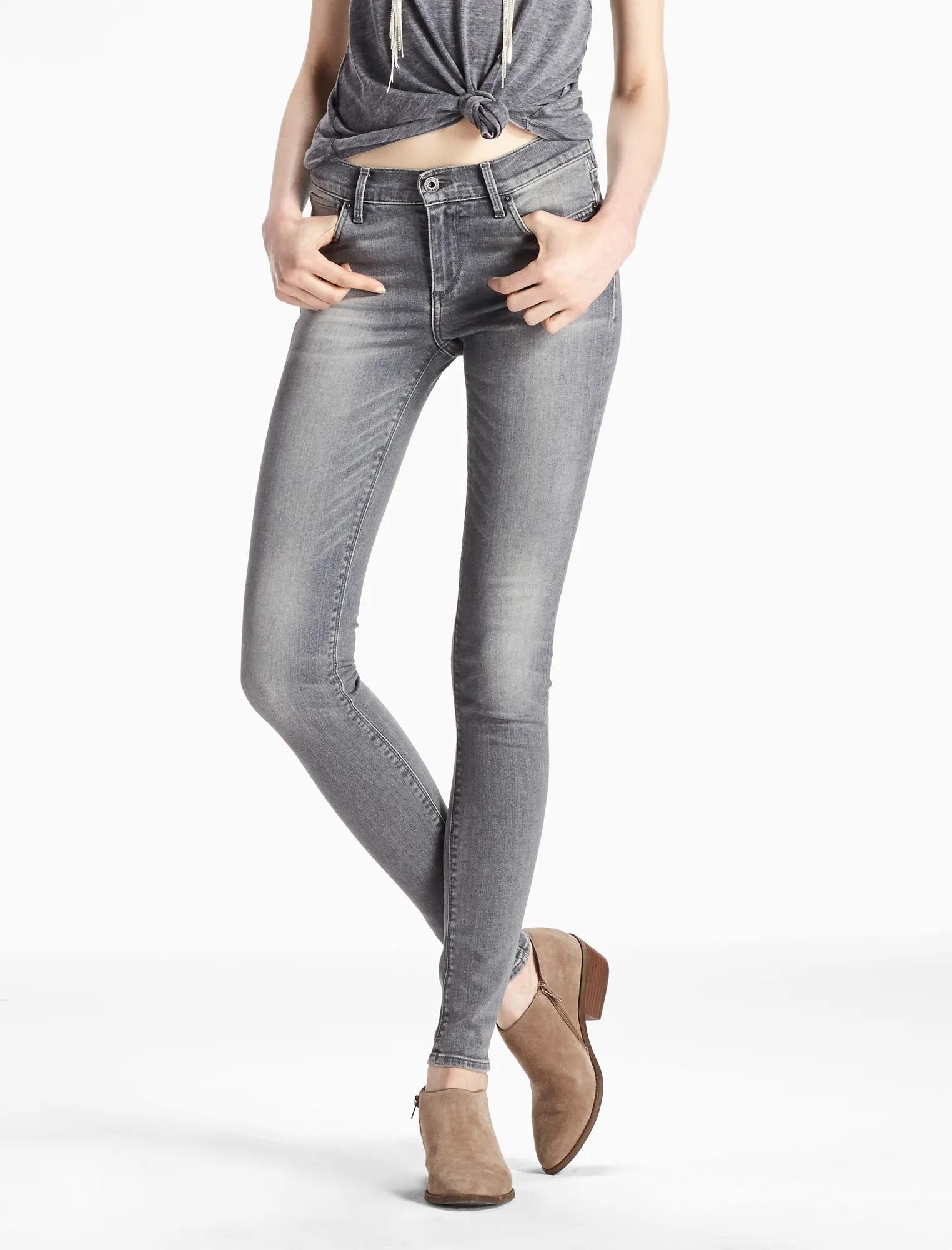 BROOKE MID RISE LEGGING JEAN IN CARMINE, image 1