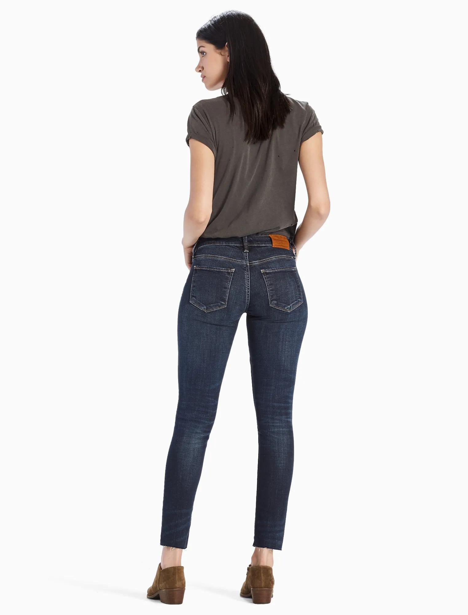 SASHA SUPER SKINNY MID RISE LEGGING JEAN IN DEER PARK, image 3