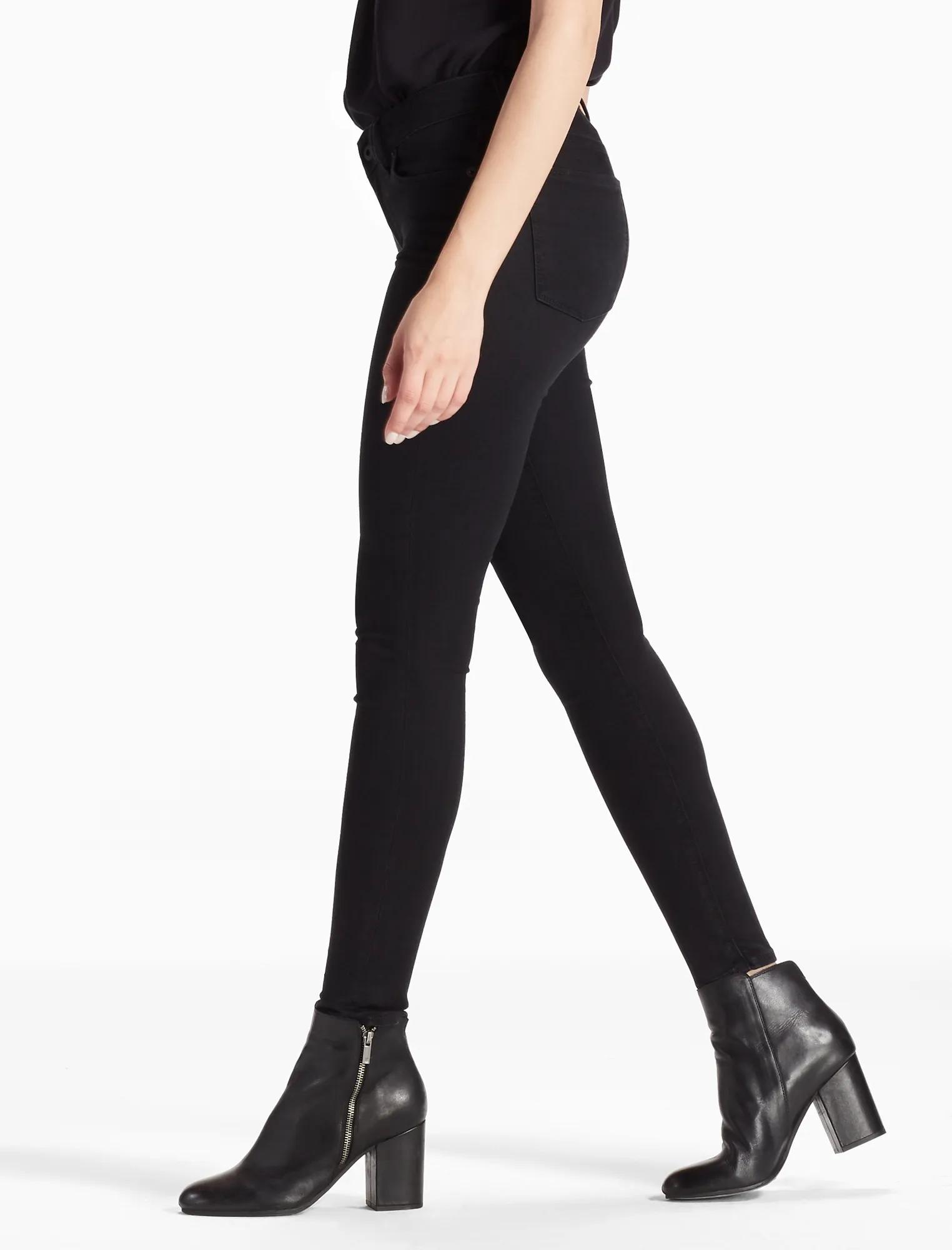 SASHA SUPER SKINNY MID RISE LEGGING JEAN IN BOHEMIAN BLACK, image 1