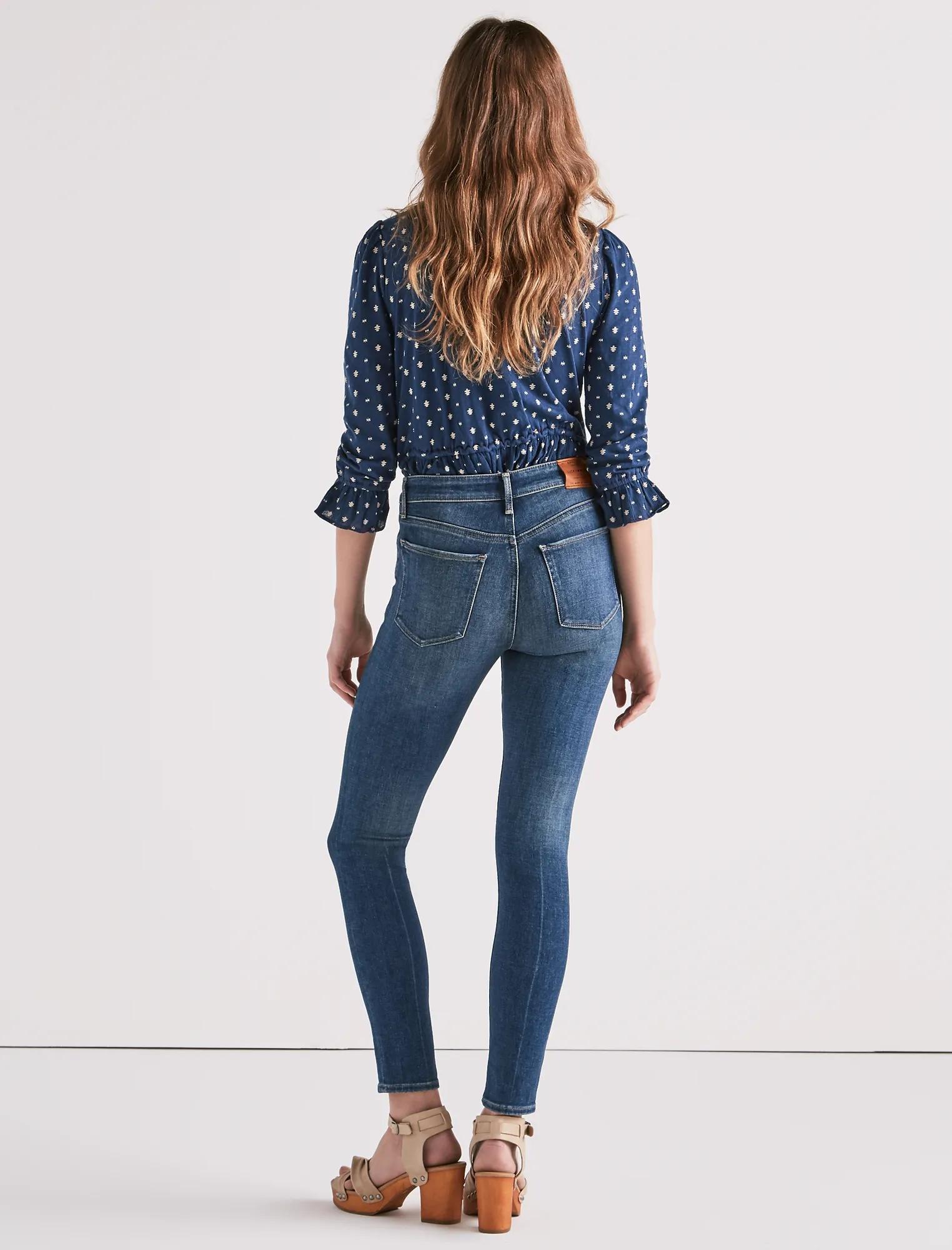 BRIDGETTE HIGH RISE SKINNY JEAN IN LEAGUE CITY, image 3
