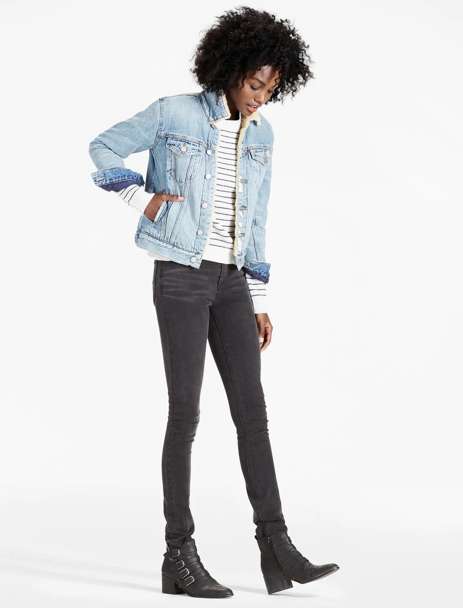 SHERPA DENIM TRUCKER JACKET, image 2