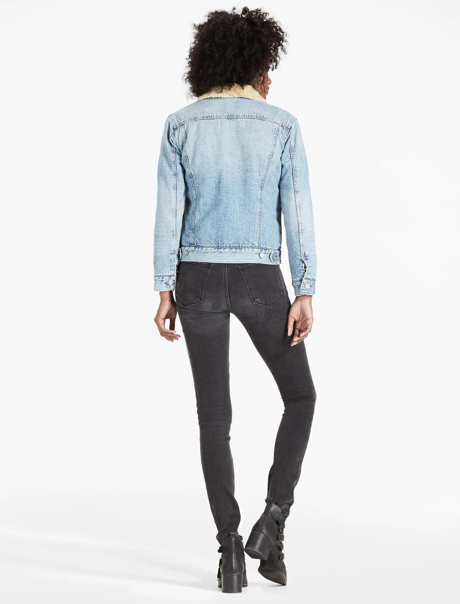 SHERPA DENIM TRUCKER JACKET, image 3