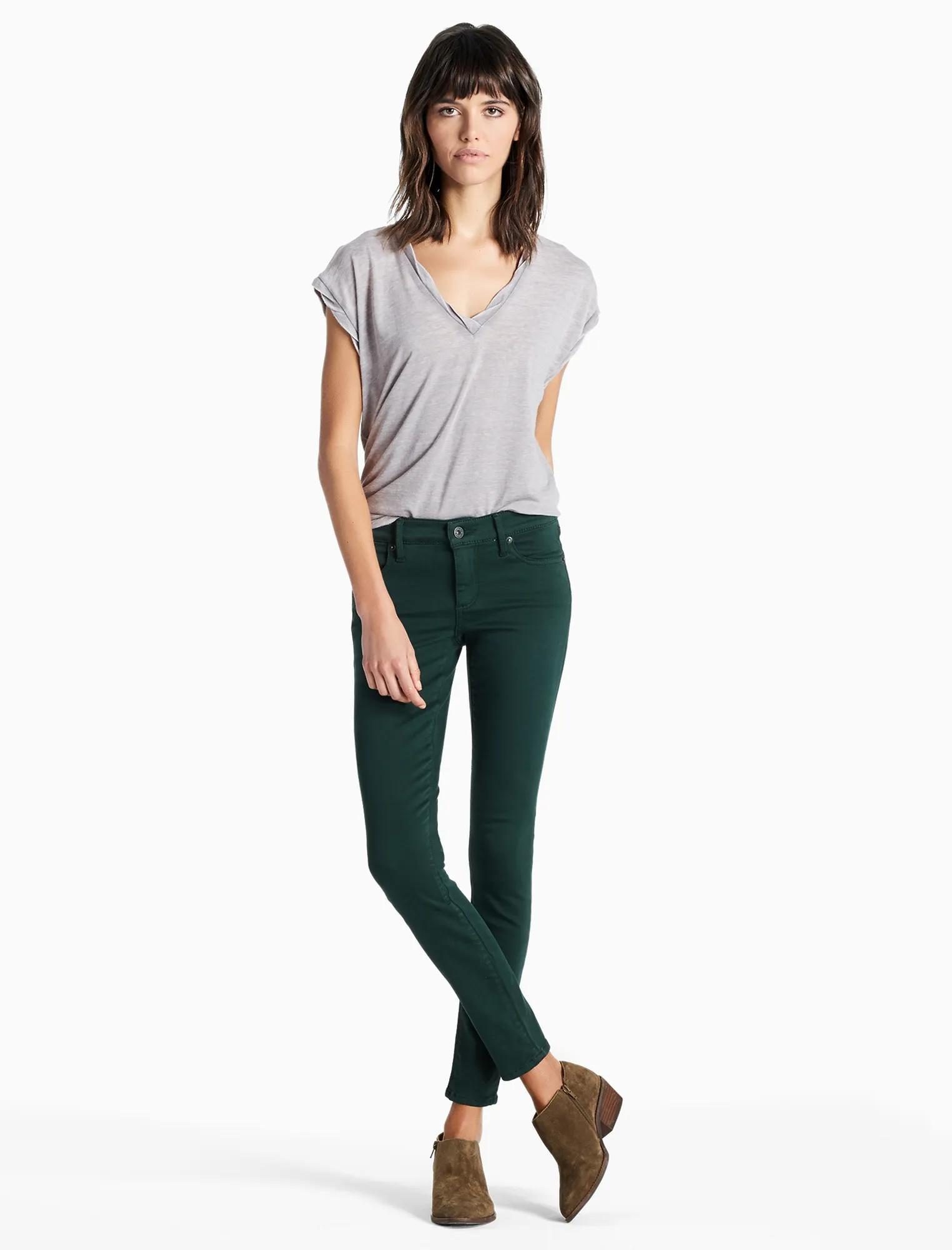 STELLA LOW RISE SKINNY JEAN IN PINE GROVE, image 2
