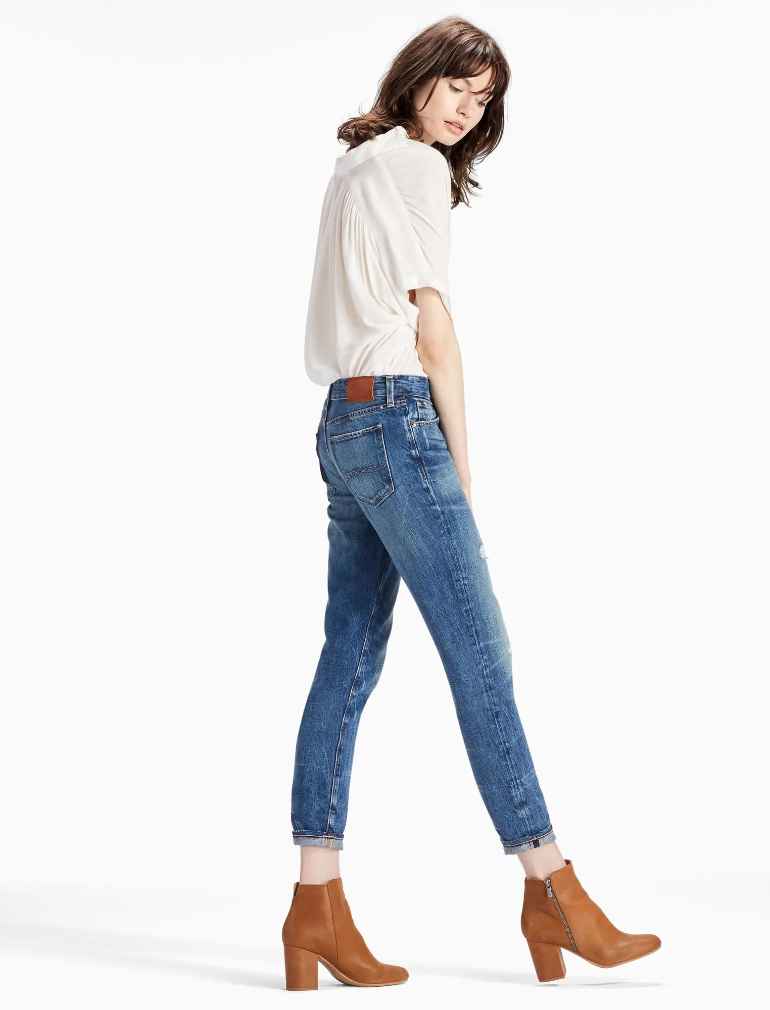 SIENNA MID RISE SLIM BOYFRIEND JEAN, image 2