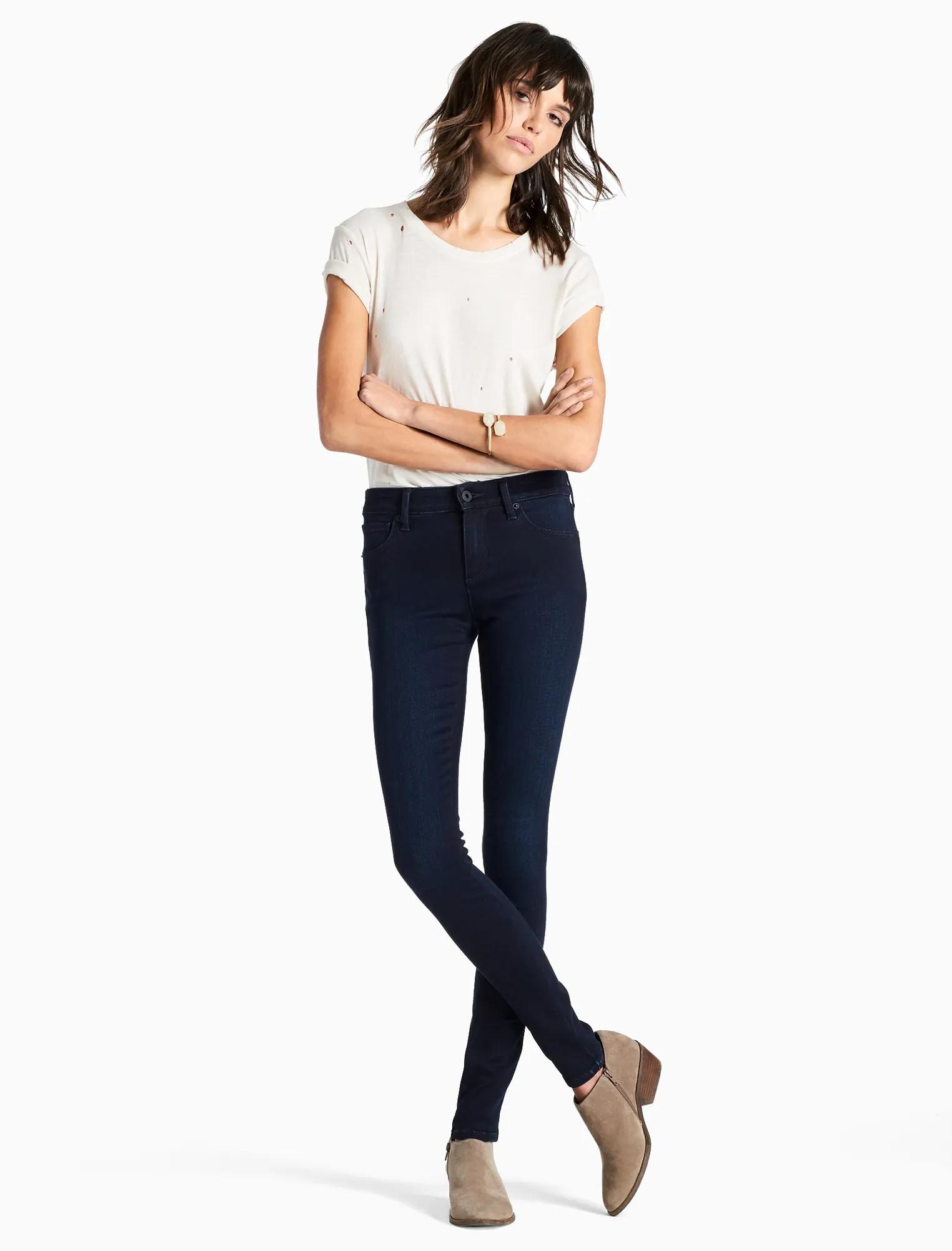 AVA MID RISE LEGGING JEAN IN SPIRITED, image 2