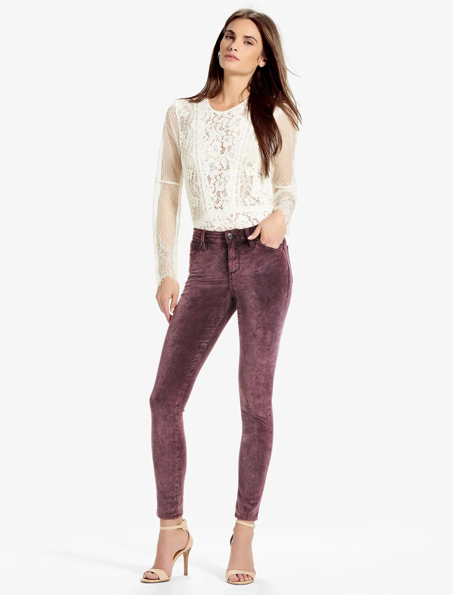 BROOKE LEGGING JEAN IN VELVET FANADO, image 2