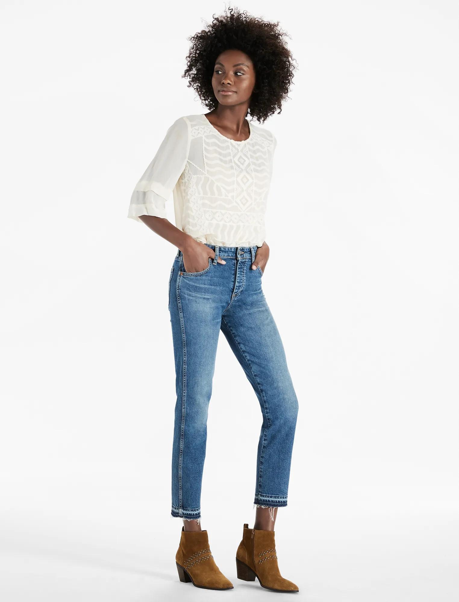 HIGH RISE TOMBOY JEAN IN WESTERN HERITAGE, image 2