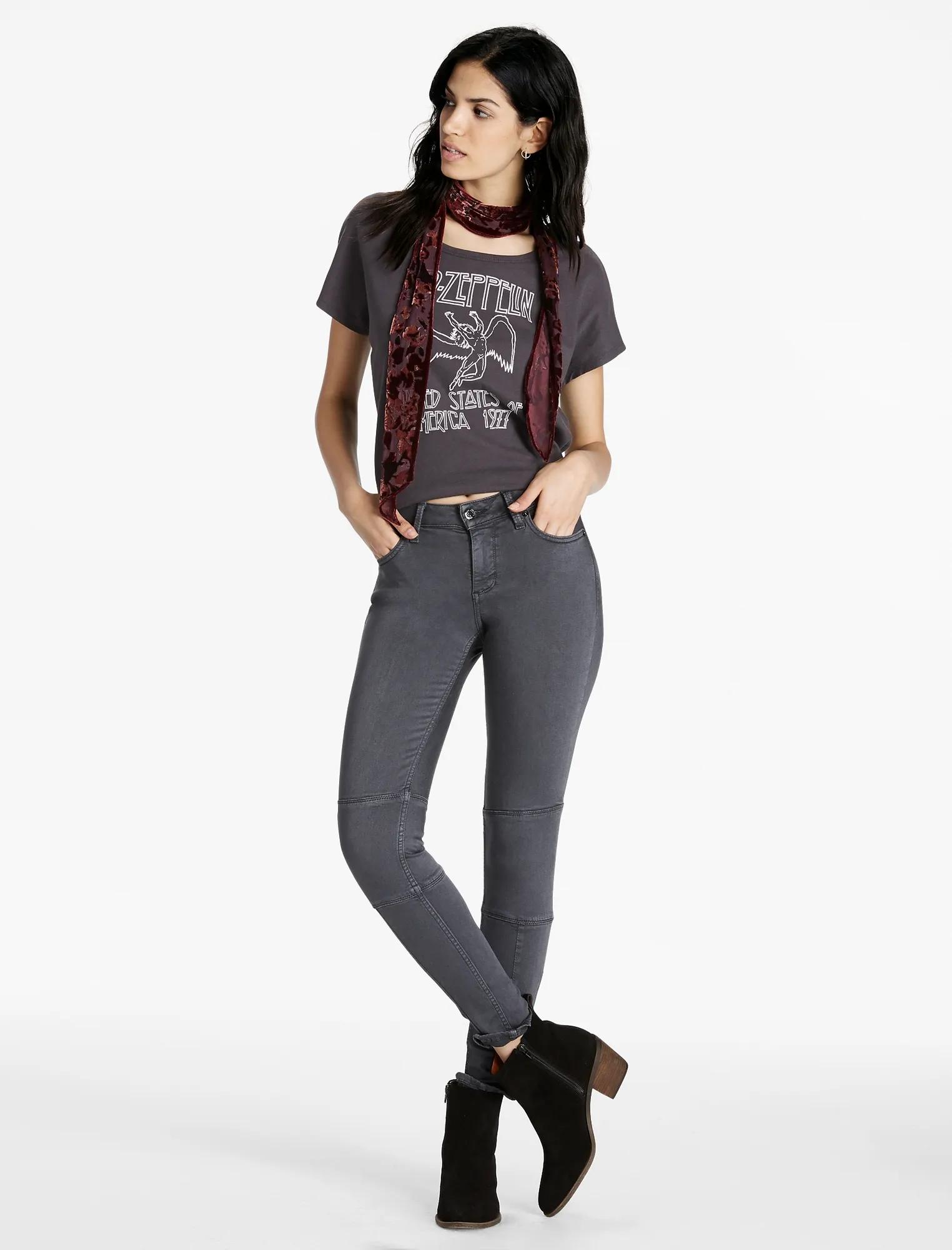 SASHA SUPER SKINNY JEAN WITH ANKLE ZIPPER, image 2