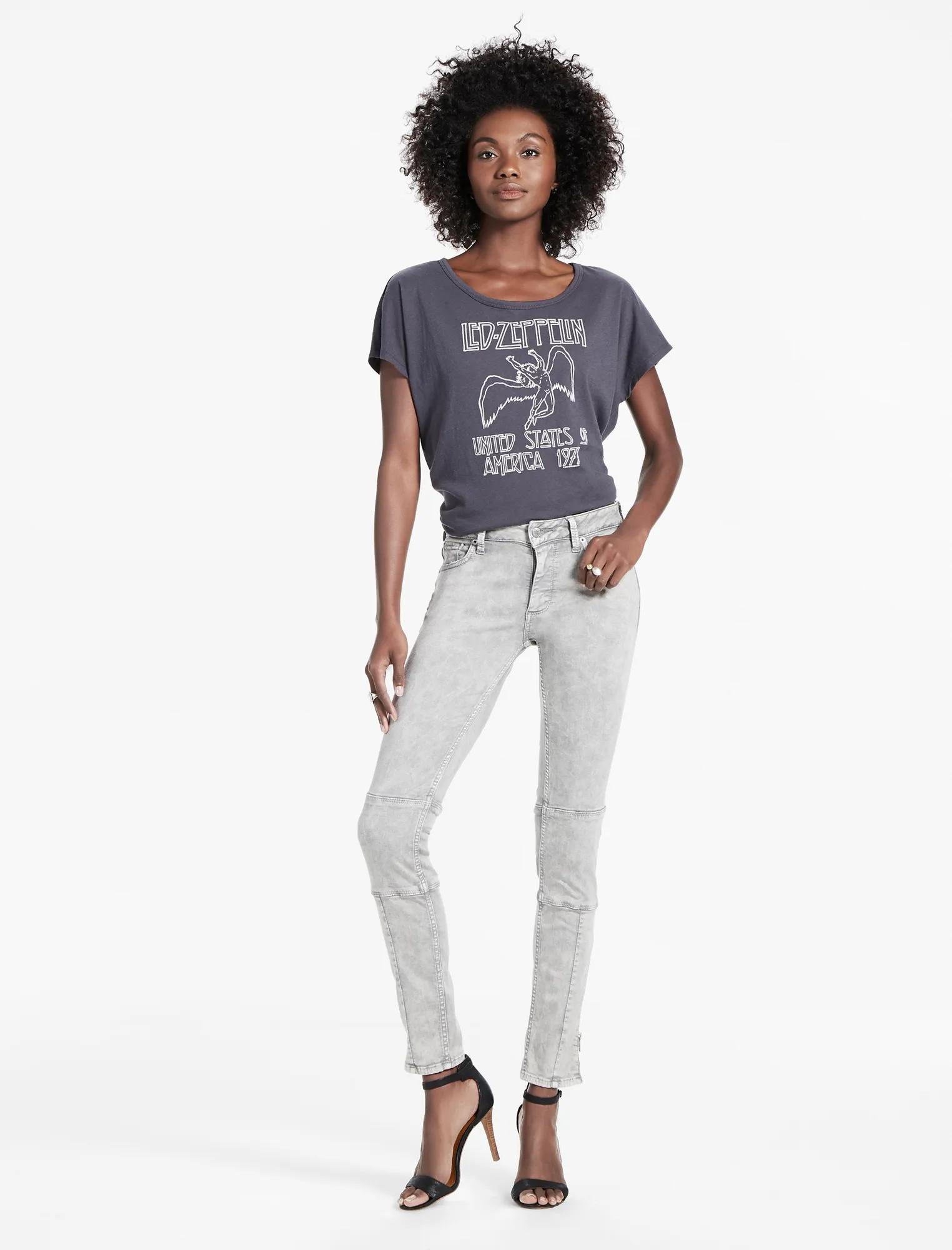 SASHA SUPER SKINNY JEAN WITH ANKLE ZIPPER, image 2